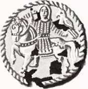серебряный медальон моравской культуры